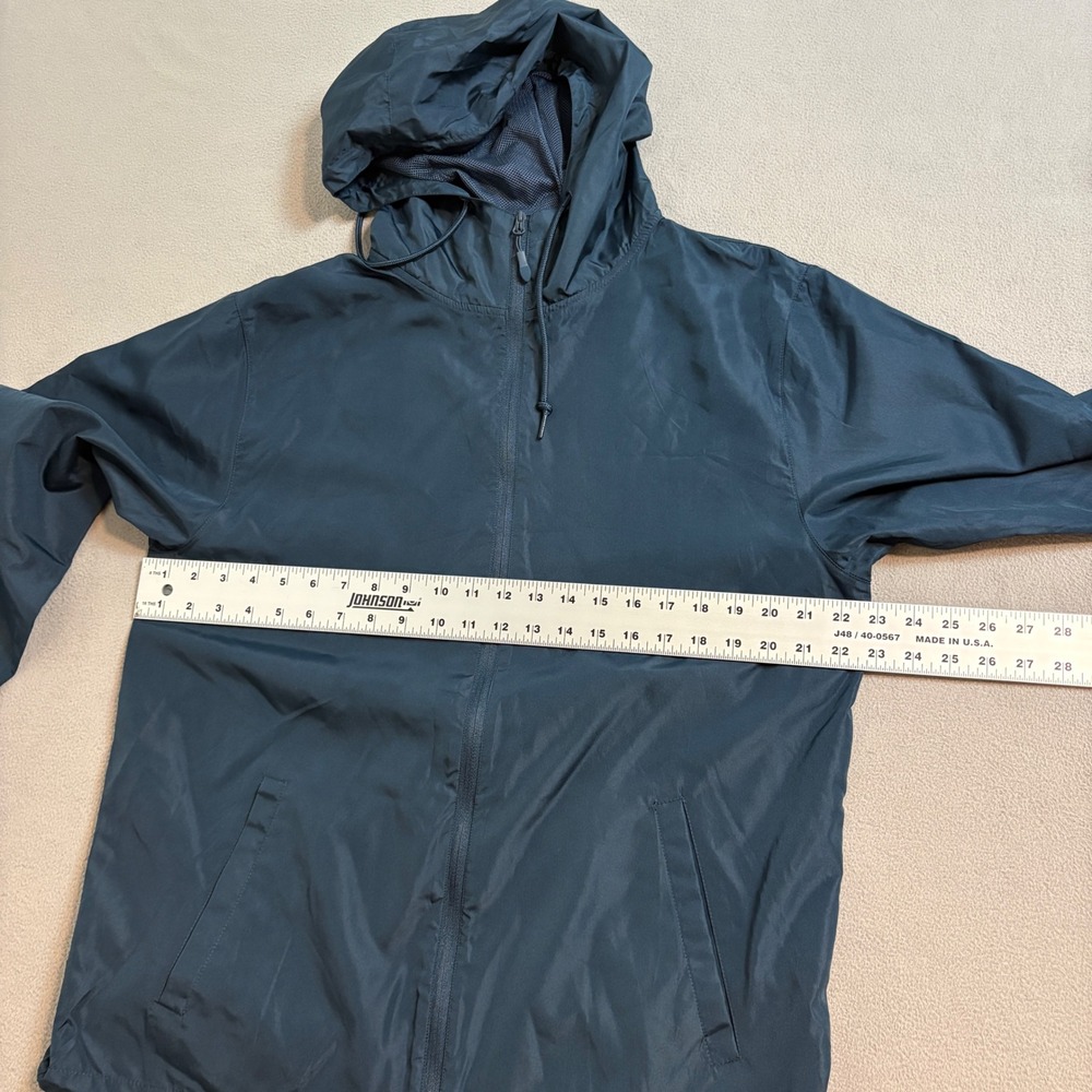 Universal Studios Jaws Windbreaker Jacket Adults Large Navy Blue Da Dum Graphic - Picture 7 of 9